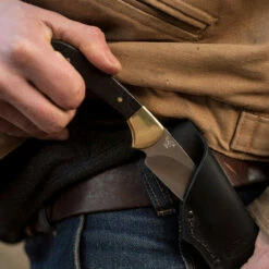 Buck Knives Buck 113 Ranger Skinner - Ebony Wood (3.1" Satin) Blk Sheath 0113BRS -Knifeworks Sales Shop 0113BRS B 10 22622.1637092520