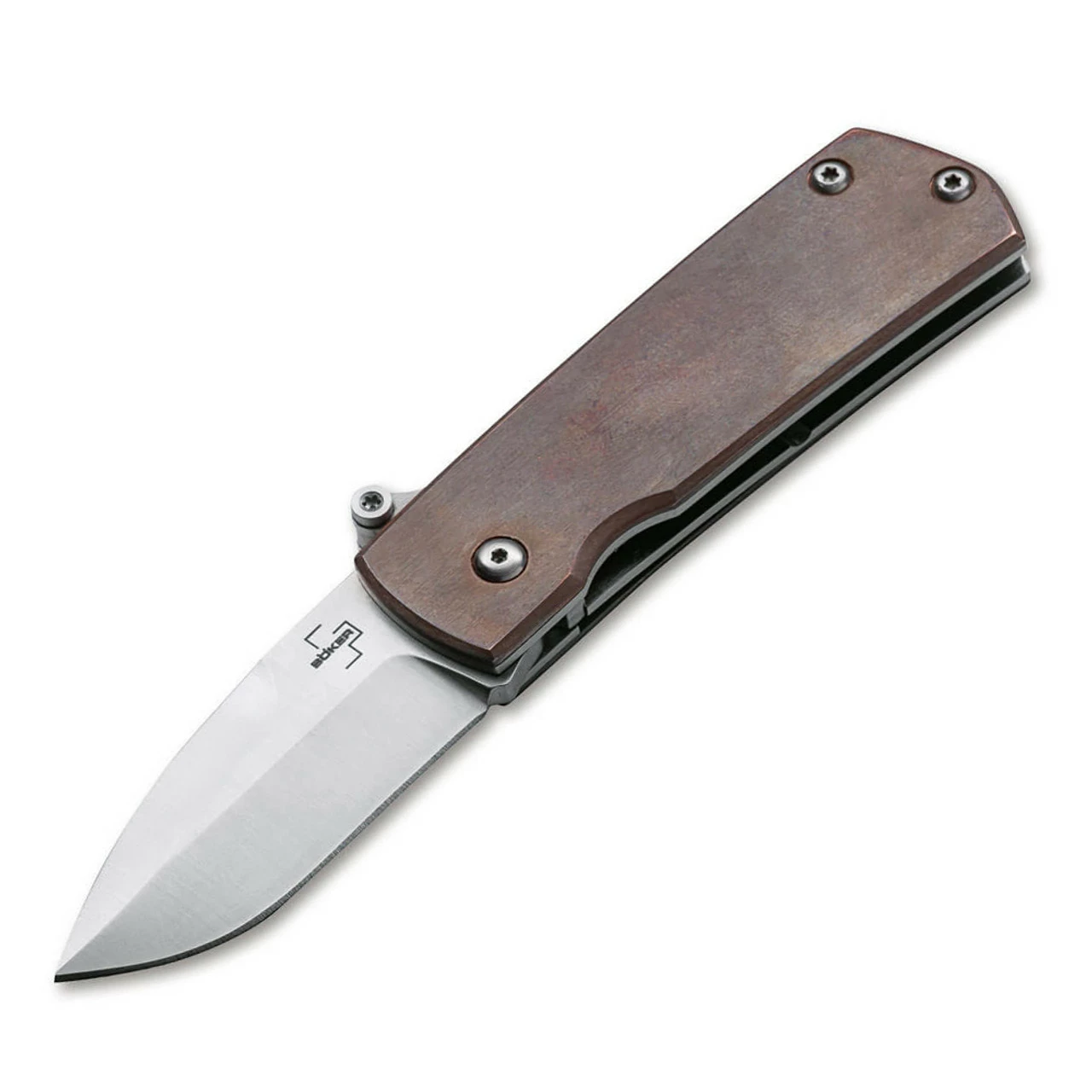 Boker Plus Shamsher A/O- Copper (1.9" D2 Satin) 01BO362 2 Boker Plus Shamsher A/O- Copper (1.9" D2 Satin) 01BO362 - Image 2