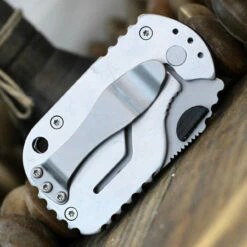 Boker Plus CLB Subcom Folding Knife 01BO589, 1-7/8" AUS-8 Satin Plain Blade, Black FRN Handle -Knifeworks Sales Shop 01bo589.2 06354.1646923743