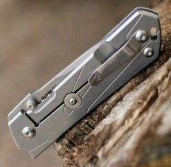 Boker Plus 01BO764 Kihon, 3.3" D2 Tanto Plain Blade, Stainless Handle -Knifeworks Sales Shop 01bo764.1.2 10229.1614272580