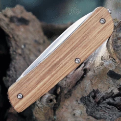 Boker Plus Tech Tool 1 Folding Knife BOP01BO843, 2.80" 12C27 Sandvik Plain Blade, Zebrawood Handles -Knifeworks Sales Shop 01bo843.2 12367.1627485444