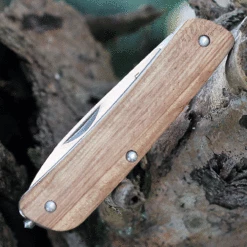 Boker Plus Tech Tool 1 Folding Knife BOP01BO843, 2.80" 12C27 Sandvik Plain Blade, Zebrawood Handles -Knifeworks Sales Shop 01bo843.3 31345.1627485445