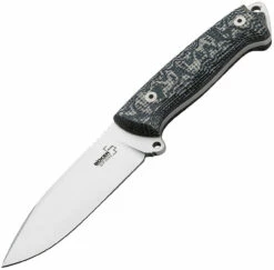 Boker Plus 02BO351 Spain Generalist Granito, 4.3" MoVa1.4116 Plain Blade, Grey Micarta Handle