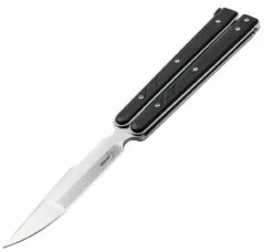 Boker Plus Large Tactical Butterfly Knife-Blk G10 ( 4.21" D2) 06EX229