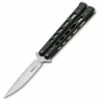 Boker Plus Large Tactical Butterfly Knife-Blk G10 ( 4.21" D2) 06EX228