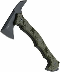 Boker Plus 09BO114 Chicken Hawk, 2.2" SK-5 Plain Blade, Green G-10 Handle