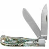 Case 2019 Tony Bose Bullnose Trapper, 4.5" 154CM SS Blade, Smooth Abalone Handle