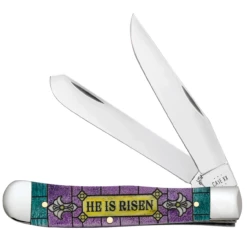 Case 2023 Easter Natural Bone Trapper 10622 - "HE IS RISEN" Limited To 350 (6207 SS)