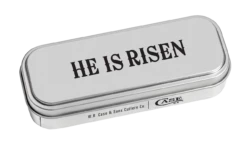 Case 2023 Easter Natural Bone Trapper 10622 - "HE IS RISEN" Limited To 350 (6207 SS) -Knifeworks Sales Shop 10622 C SP Knife 055 6254 SS Trapper PT05 12657.1680801112