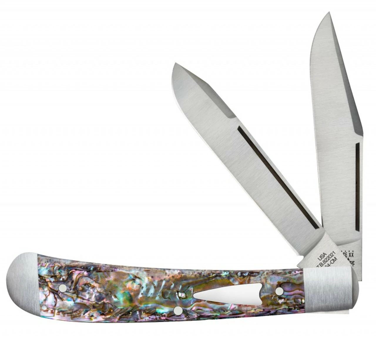 Case X Tony Bose HT Trapper 10772 Smooth Abalone (TB522021 154-CM) 1 Case X Tony Bose HT Trapper 10772 Smooth Abalone (TB522021 154-CM)