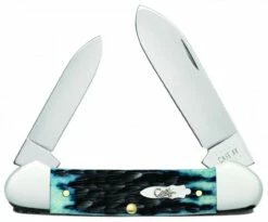 Case Canoe 10887 Blue Denim Bone Handle (62131 SS)