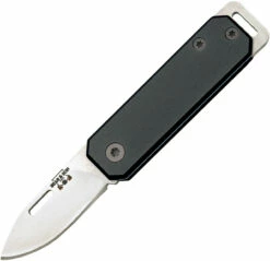 Bear And Son Small Slip Joint - Black Aluminum (1.5" High Carbon)109BK