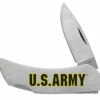 Case Executive Lockback 15033 U.S. Army Embellished Stainless Steel Lockback (M1300L SS)