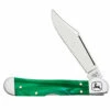 Case Mini Copperlock 15774 John Deere Smooth Green Pearl Kirinite Handle (101749L SS)