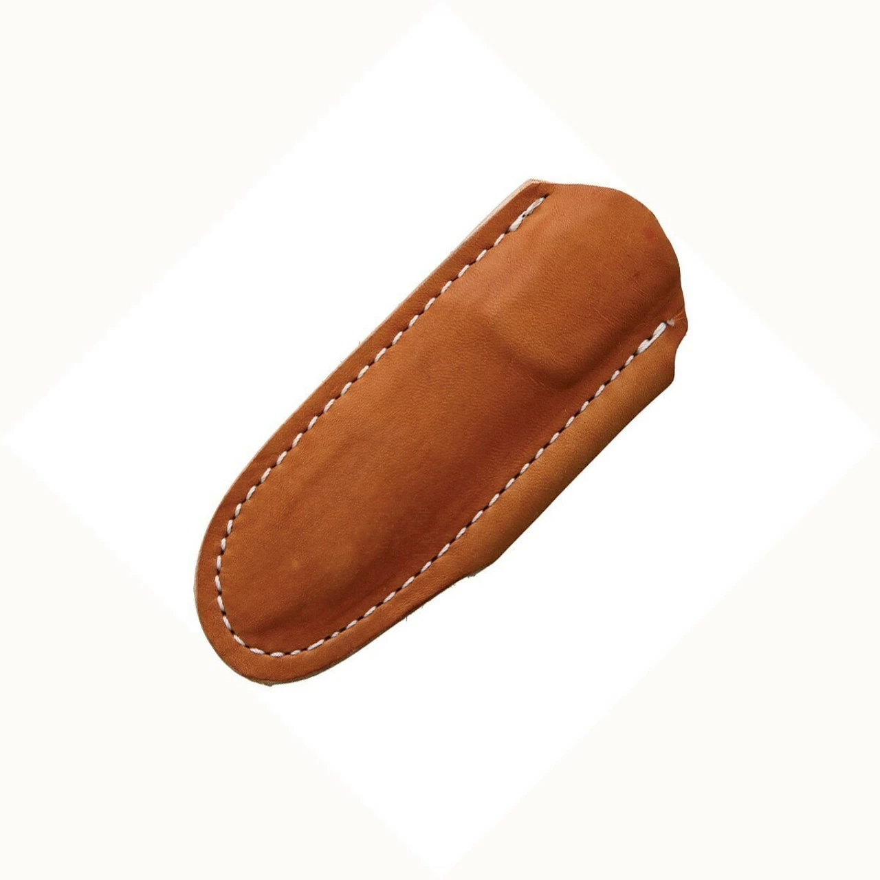 Bradford Guardian 3.5 Tanto Stonewashed N690 Blade, 3D Black Canvas Micarta Handle W/Brown Leather Sheath 2 Bradford Guardian 3.5 Tanto Stonewashed N690 Blade, 3D Black Canvas Micarta Handle W/Brown Leather Sheath - Image 2