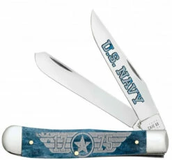 Case Trapper 17725 U.S. Navy Smooth Mediterranean Blue Bone (6254 SS)