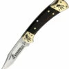 Buck 112 Kokopelli Ebony Wood (3.00" Satin 420) YH398