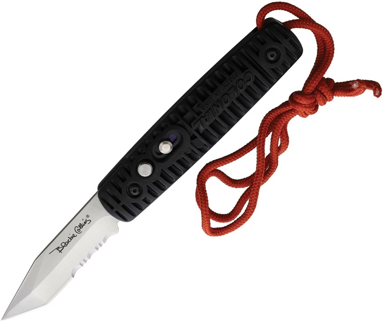 Colonial Knife Auto Ranger - BLK Poly (4.25" 440C) COL106 1 Colonial Knife Auto Ranger - BLK Poly (4.25" 440C) COL106