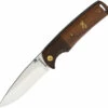 Browning Buckmark Linerlock, BR0304, 2.88" Stainless Blade, Wood Handle