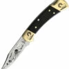 Buck 112 Wolf Ebony Wood (3.00" Satin 420) YH357