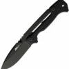 Cold Steel AD-15 CS-58SQBKBK, 3.5" CPM-S35VN Black Blade, Black G-10 Handle