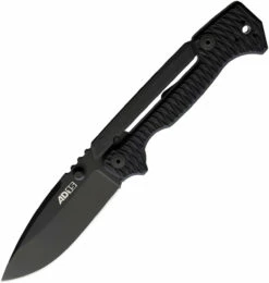 Cold Steel AD-15 CS-58SQBKBK, 3.5" CPM-S35VN Black Blade, Black G-10 Handle