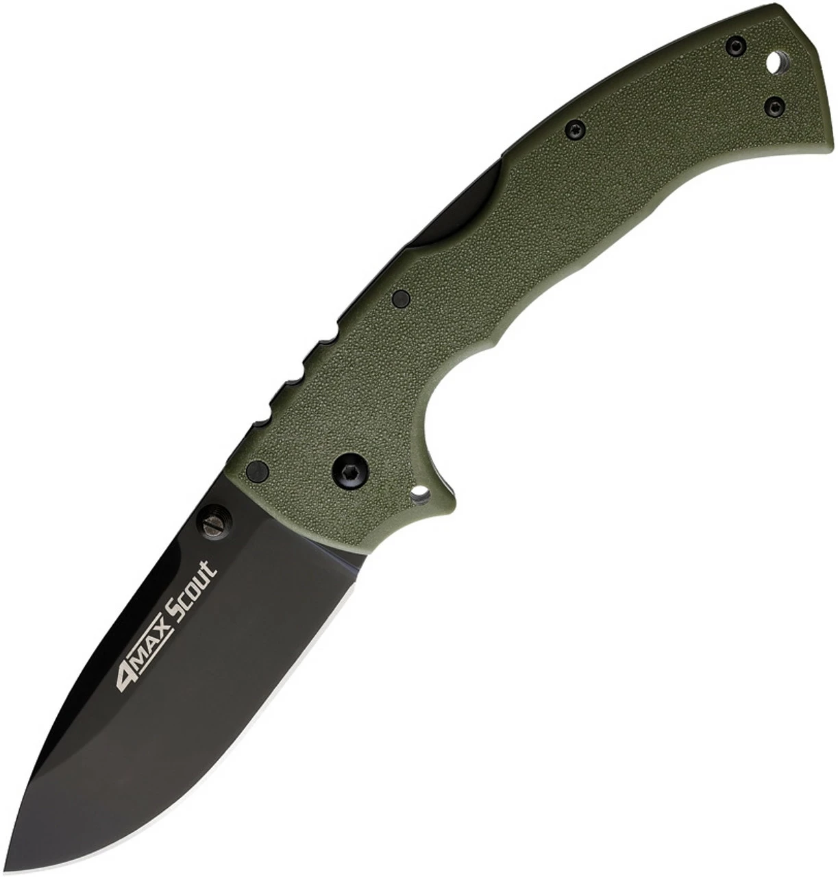 Cold Steel 4-Max Scout OD Griv-Ex (4" AUS-10 SW) 62RQODBK 1 Cold Steel 4-Max Scout OD Griv-Ex (4" AUS-10 SW) 62RQODBK
