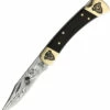 Buck 110 Buffalo- Ebony Wood (3.75" 420HC) YH359
