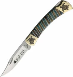Buck 110 Mammoth Sea Turtle - Mammoth Tooth (3.75" 420HC) YH376
