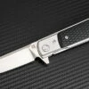 Artisan Classic ATZ1802PBKC, 3.94" D2 Steel Plain Blade, Black G10 Handle