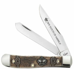 Case 18042 BSA Trapper, Smooth Natural Bone Handle (6254 SS)