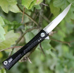 Artisan S Waistline ATZ1805GBKM, 4" M390 Plain Blade, Black Titanium Handle -Knifeworks Sales Shop 1805gbkm.1 46006.1566586033