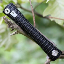 Artisan S Waistline ATZ1805GBKM, 4" M390 Plain Blade, Black Titanium Handle -Knifeworks Sales Shop 1805gbkm.3 53368.1566586034