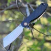 Artisan Tomahawk ATZ1815PCF, 3.75" D2 Plain Blade, Carbon Fiber Handle