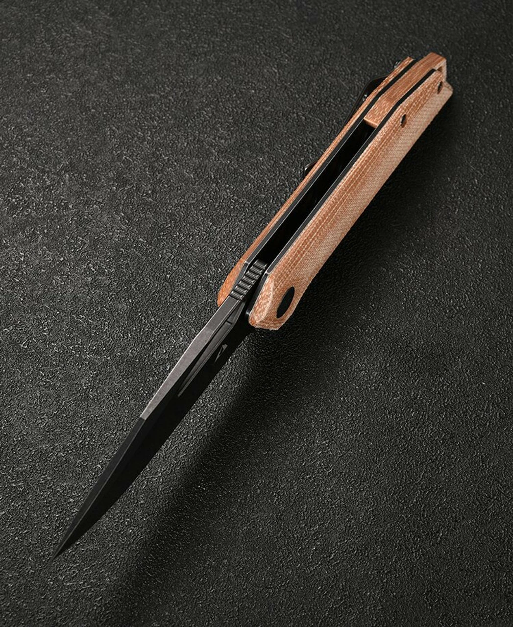 CMB Lurker Micarta (3.38" Black D2) CMB10A 3 CMB Lurker Micarta (3.38" Black D2) CMB10A - Image 3