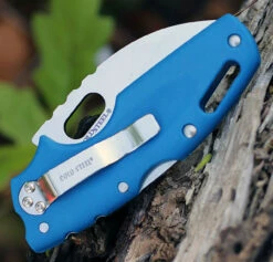 Cold Steel CS20LTB Tuff Lite, 2.5" AUS 8A SS Plain Blade, Blue Grivory Handle -Knifeworks Sales Shop 20ltb.3 76397.1666377468