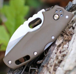 Cold Steel CS20LTF Tuff Lite Folding Knife 2.5" Plain Blade, Dark Earth Grivory Handles -Knifeworks Sales Shop 20ltf.3 92542.1667224076