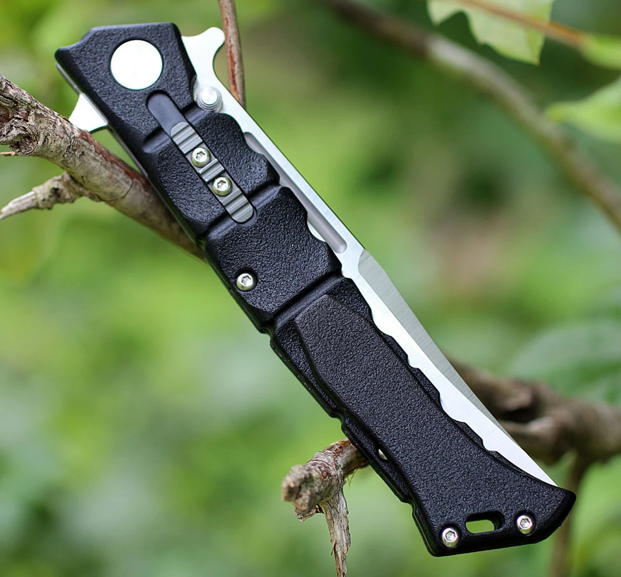 Cold Steel Medium Luzon Black GFN(4" 8Cr13MoV Satin) 20NQL 2 Cold Steel Medium Luzon Black GFN(4" 8Cr13MoV Satin) 20NQL - Image 2