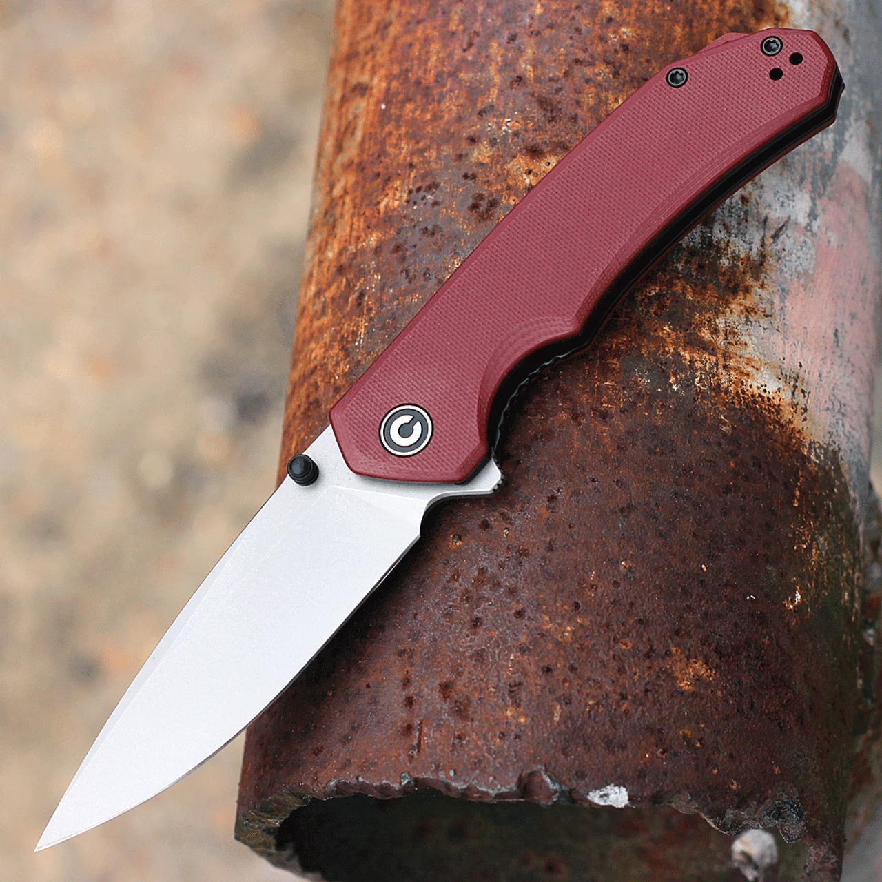 CIVIVI Brazen-Burgundy G10 (3.46" SW 14C28N) C2102B 1 CIVIVI Brazen-Burgundy G10 (3.46" SW 14C28N) C2102B