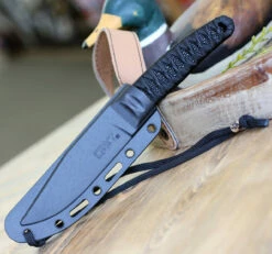 CRKT Nishi 2290, 4.42" 8Cr13MoV Titanium Nitride Plain Blade, Nylon Cord Wrap Handle -Knifeworks Sales Shop 2290. 12464.1594671791