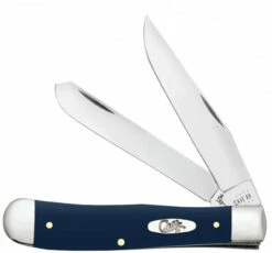 Case Trapper 23610 Smooth Navy Blue Synthetic Handle (4254 SS)