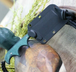 CRKT Minimalist Cleaver, 2.131" 5Cr15MoV Bead Blast Blade, Polised Rasin Infused Fiber Handle -Knifeworks Sales Shop 2387G.3 83908.1580923196