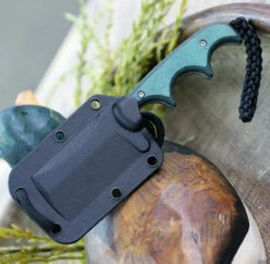 CRKT Minimalist Cleaver, 2.131" 5Cr15MoV Bead Blast Blade, Polised Rasin Infused Fiber Handle -Knifeworks Sales Shop 2387G.4 46700.1580923196