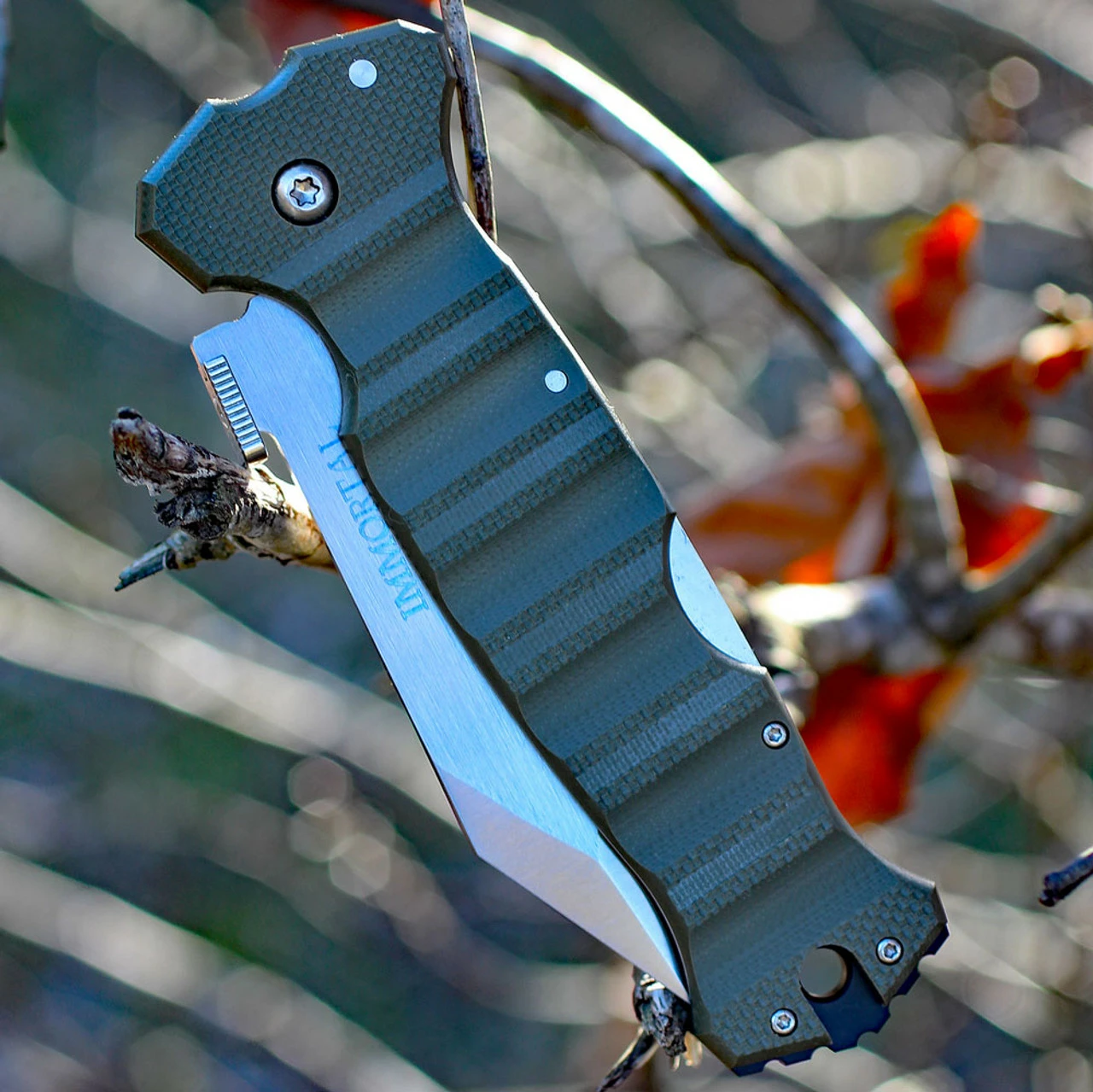 Cold Steel 23HVG Immortal, 4" S35VN Plain Blade, OD Green G-10 Handle 3 Cold Steel 23HVG Immortal, 4" S35VN Plain Blade, OD Green G-10 Handle - Image 3