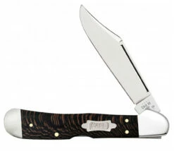 Case Copperlock 25576 Black Sycamore Wood Handle (71549L SS)