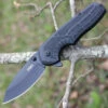 CRKT 2620 Copacetic, 3.05" 8Cr13MoV Plain Blade, Black GFN Handle