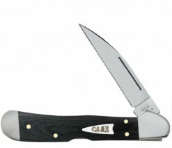 Case Copperlock 27738 Smooth Black Micarta Handle (101549WL SS)