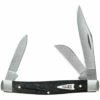 Case Medium Stockman 27818 Smooth Black Micarta (10344 SS)