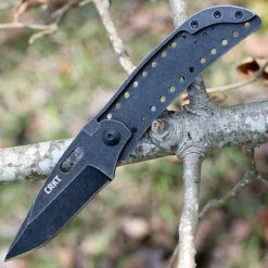 CRKT 2784 Desta, 2.57" 8Cr13MoV SS, Plain Blade, SS Handle