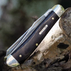 Case Mini Trapper 27852 Black & Red Micarta Handle (10207 SS) -Knifeworks Sales Shop 27852.3 23102.1628697353